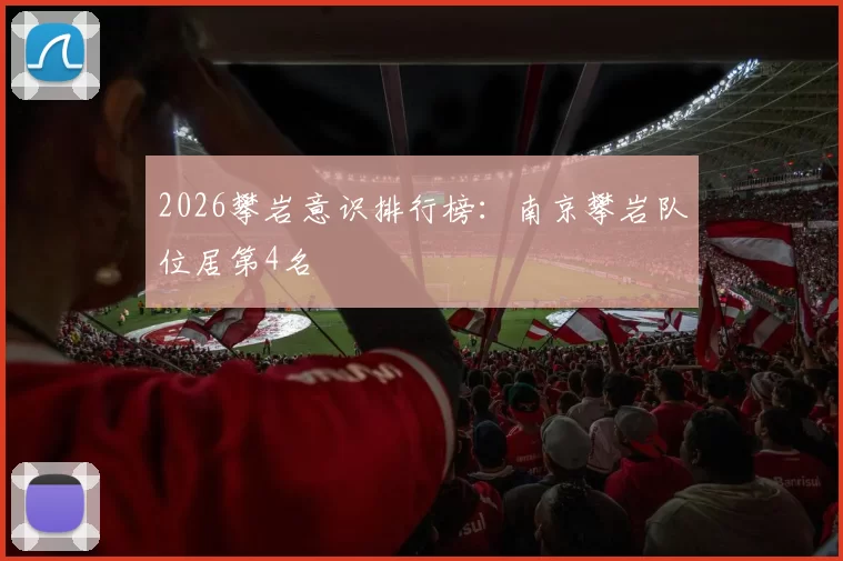 2026攀岩意识排行榜：南京攀岩队位居第4名